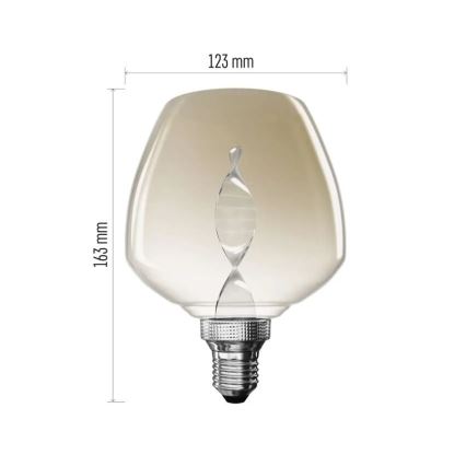 LED spuldze DECO VINTAGE S123 E27/3,5W/230V 1800K