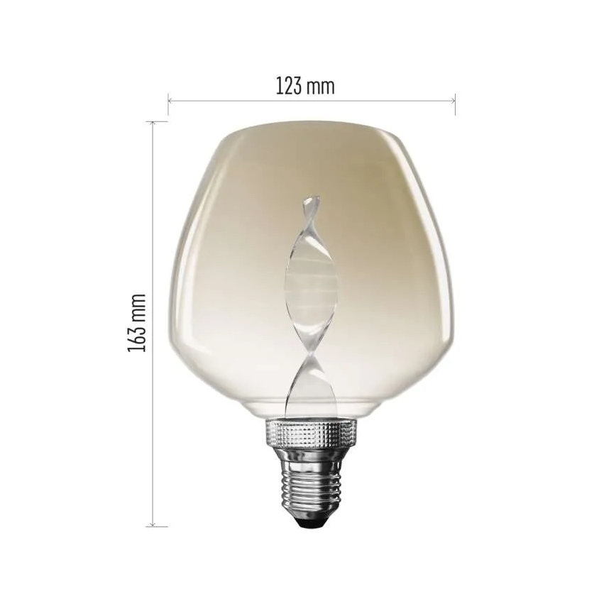 LED spuldze DECO VINTAGE S123 E27/3,5W/230V 1800K