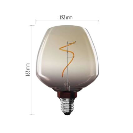 LED spuldze DECO VINTAGE S123 E27/4W/230V 1800K