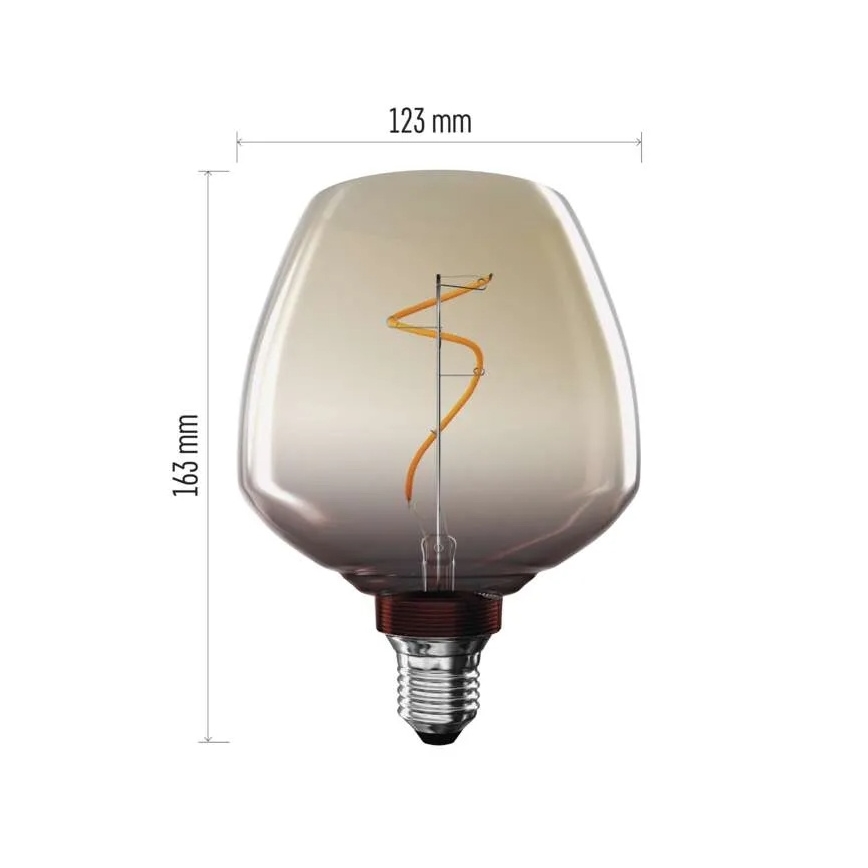 LED spuldze DECO VINTAGE S123 E27/4W/230V 1800K