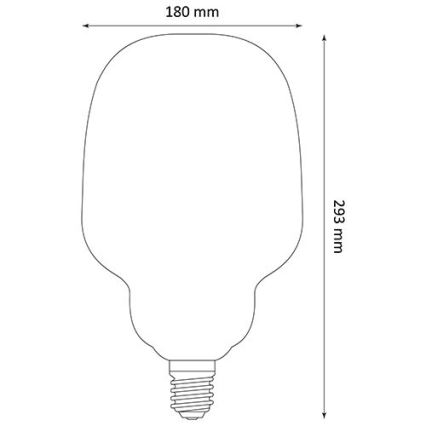 LED spuldze DECO VINTAGE S180 E27/4W/230V 1800K