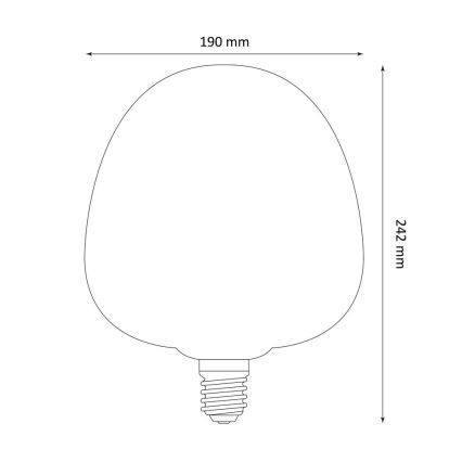 LED spuldze DECO VINTAGE S190 E27/4W/230V 1800K