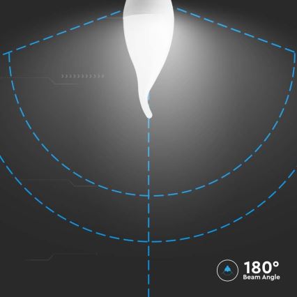LED Spuldze E14/3,7W/230V 3000K