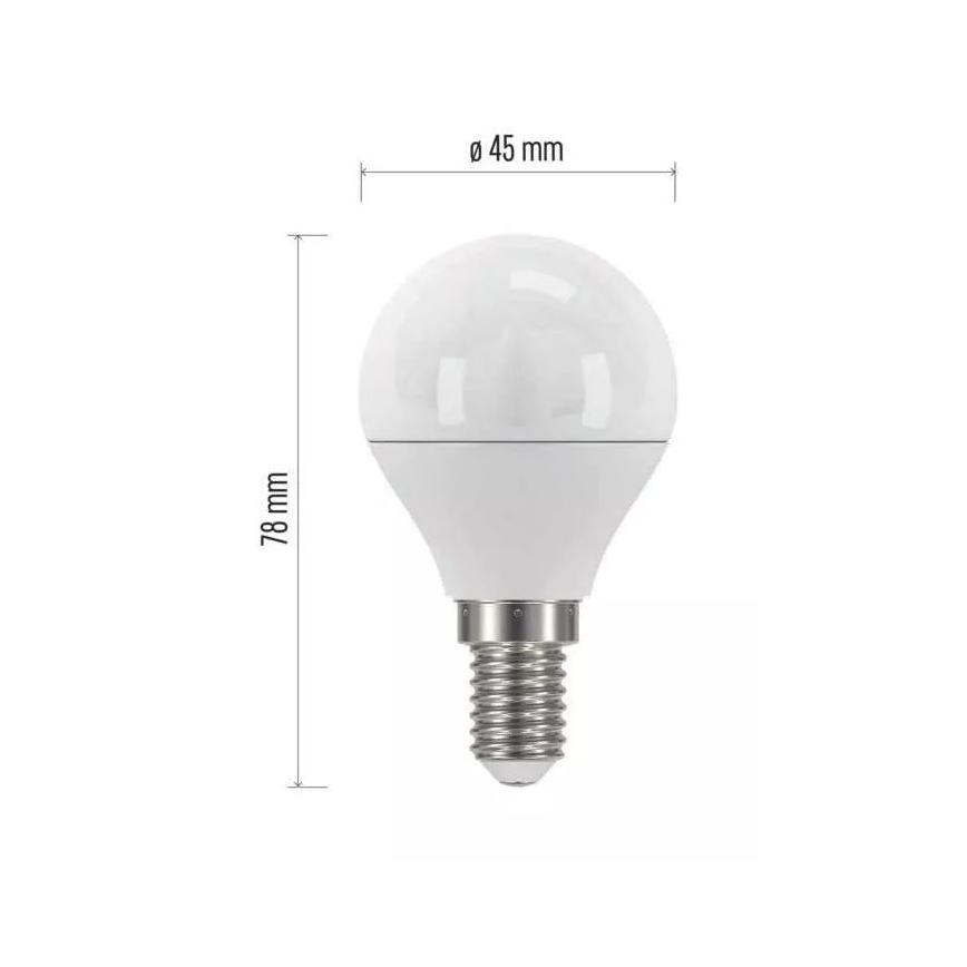 LED spuldze E14/4,2W/230V 4000K CRI 94 Ra