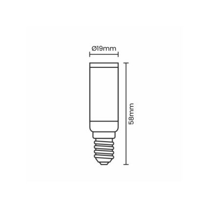LED Spuldze E14/4,5W/230V 2800K