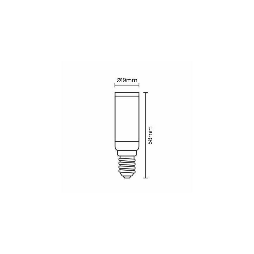 LED Spuldze E14/4,5W/230V 2800K