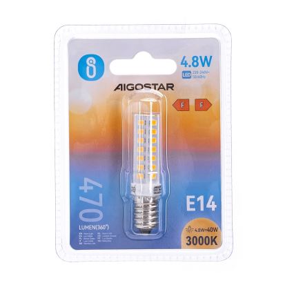 LED Spuldze E14/4,8W/230V 3000K - Aigostar