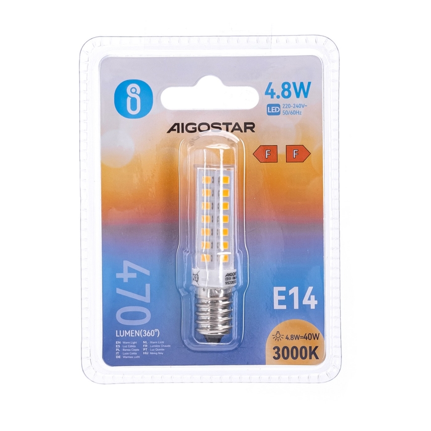 LED Spuldze E14/4,8W/230V 3000K - Aigostar