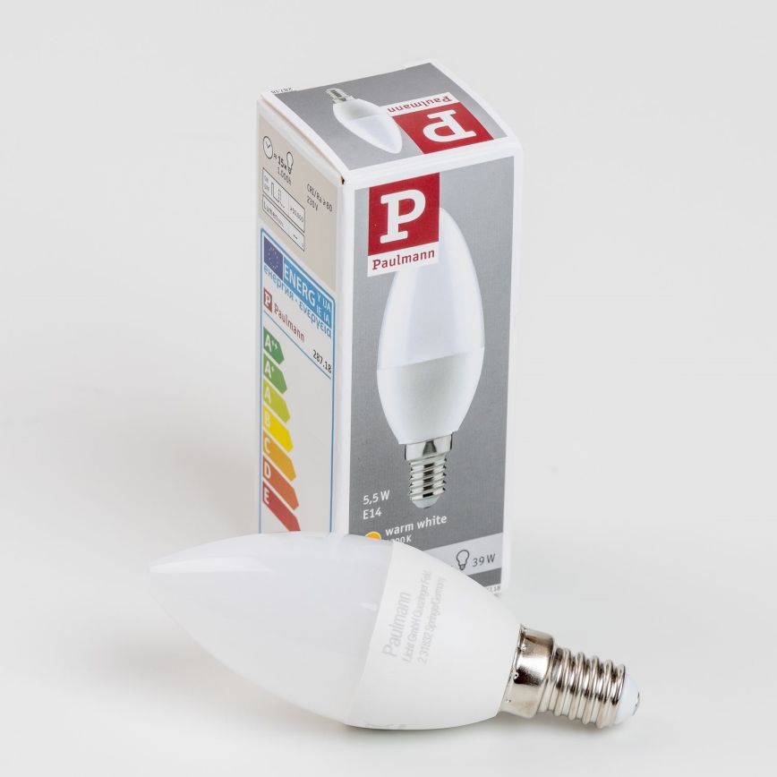 LED Spuldze E14/5,5W/230V 2700K - Paulmann 28718