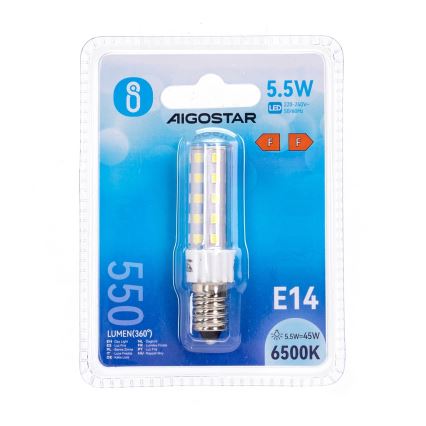 LED Spuldze E14/5,5W/230V 6500K - Aigostar