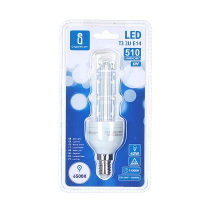 LED Spuldze E14/6W/230V 6500K - Aigostar