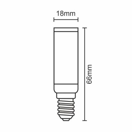 LED spuldze E14/7W/230V 2700K