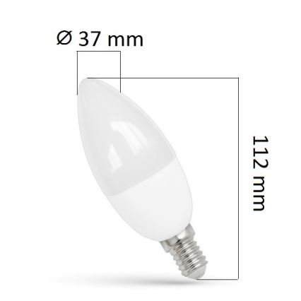 LED Spuldze E14/8W/230V 3,000 K