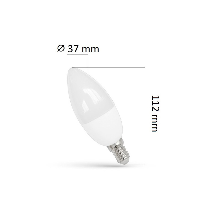 LED Spuldze E14/8W/230V 3,000 K