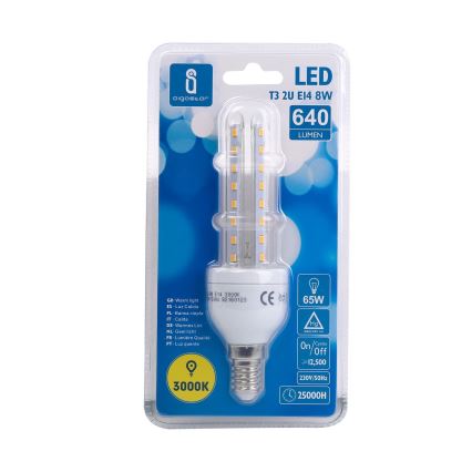 LED Spuldze E14/8W/230V 3000K - Aigostar