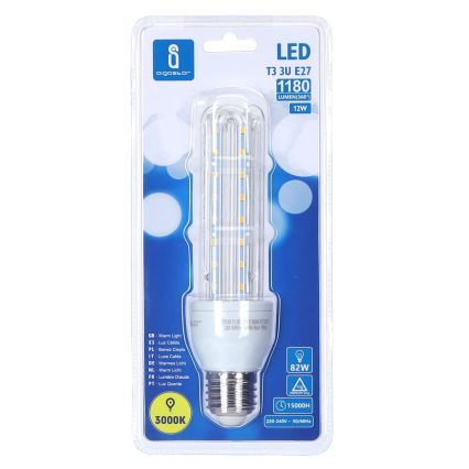 LED Spuldze E27/12W/230V 3000K - Aigostar