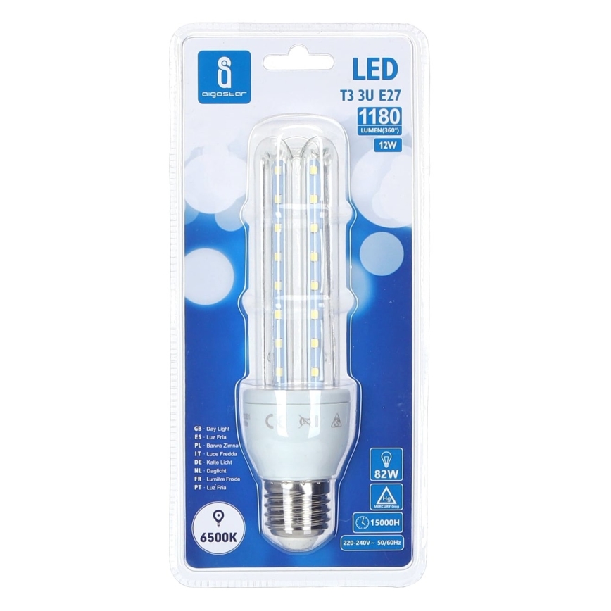 LED Spuldze E27/12W/230V 6500K - Aigostar