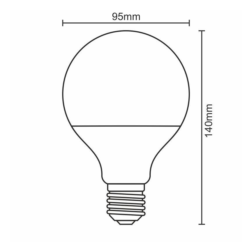 LED Spuldze E27/18W/165-265V 3000K
