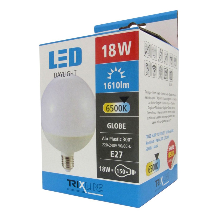 LED spuldze E27/18W/230V 6500K