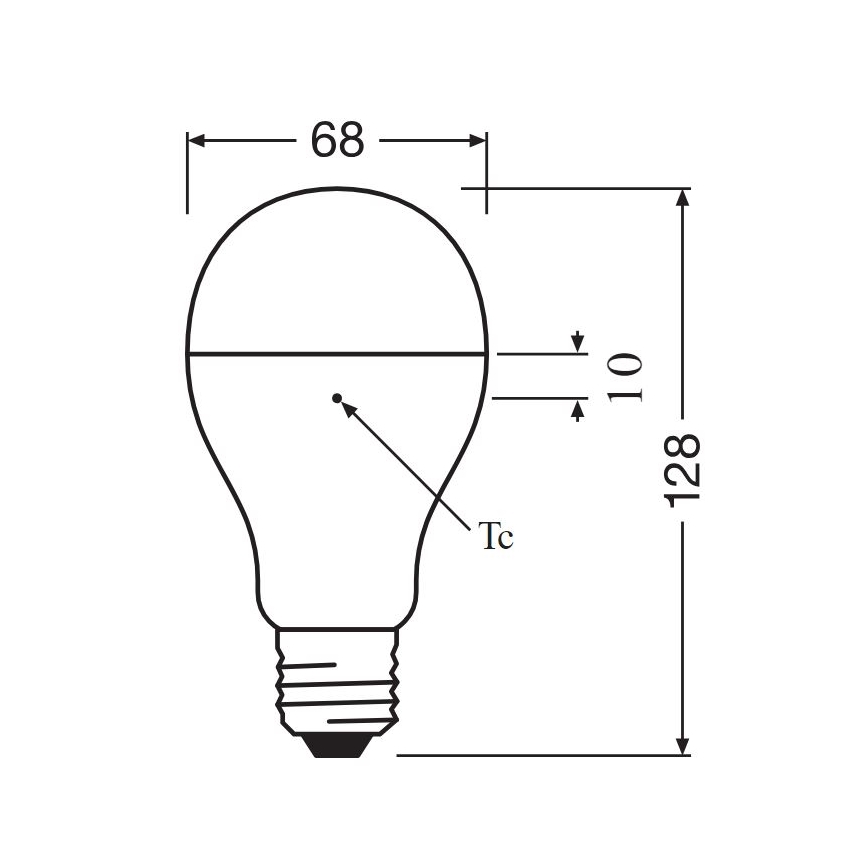 LED Spuldze E27/19W/230V 2700K - Osram