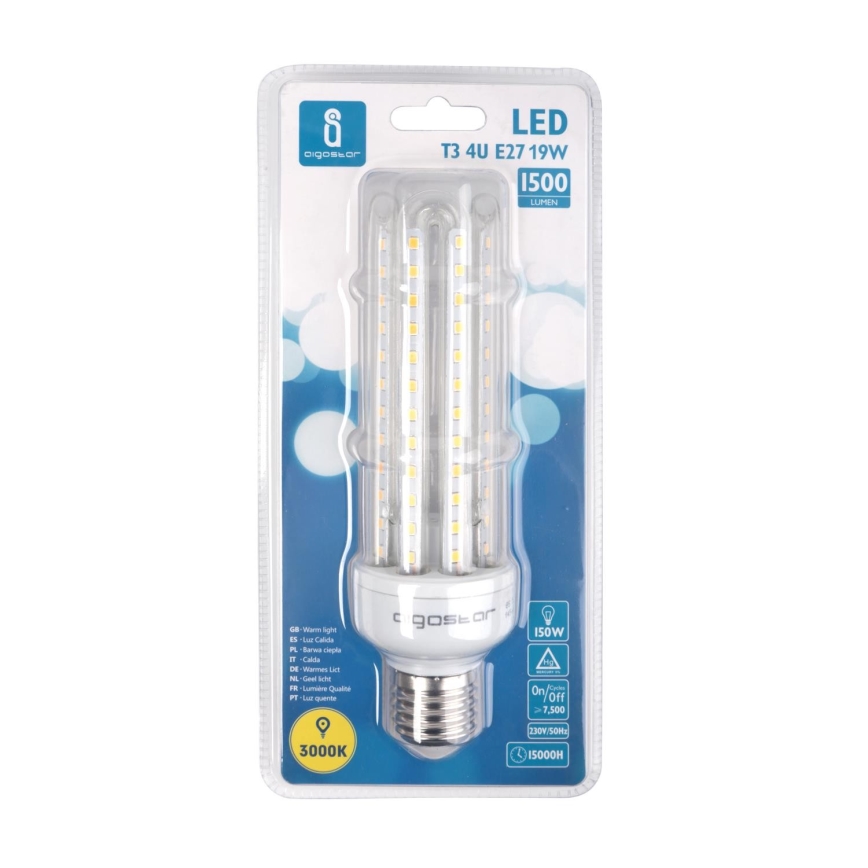 LED Spuldze E27/19W/230V 3000K - Aigostar