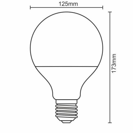 LED spuldze E27/20W/165-265V 3000K