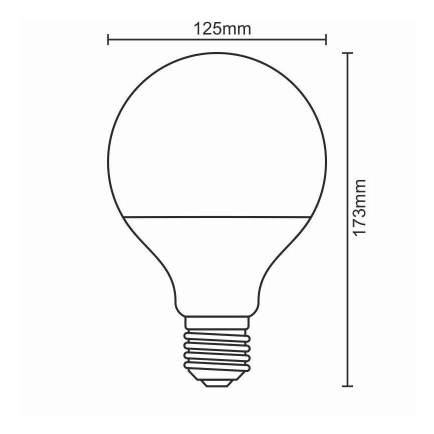 LED spuldze E27/20W/165-265V 3000K