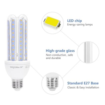 LED Spuldze E27/23W/230V 3000K - Aigostar