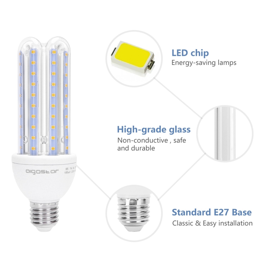 LED Spuldze E27/23W/230V 3000K - Aigostar