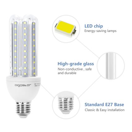 LED Spuldze E27/23W/230V 6500K - Aigostar