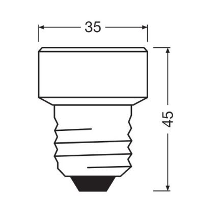 LED Spuldze E27/3,5W/230V 2700K - Osram