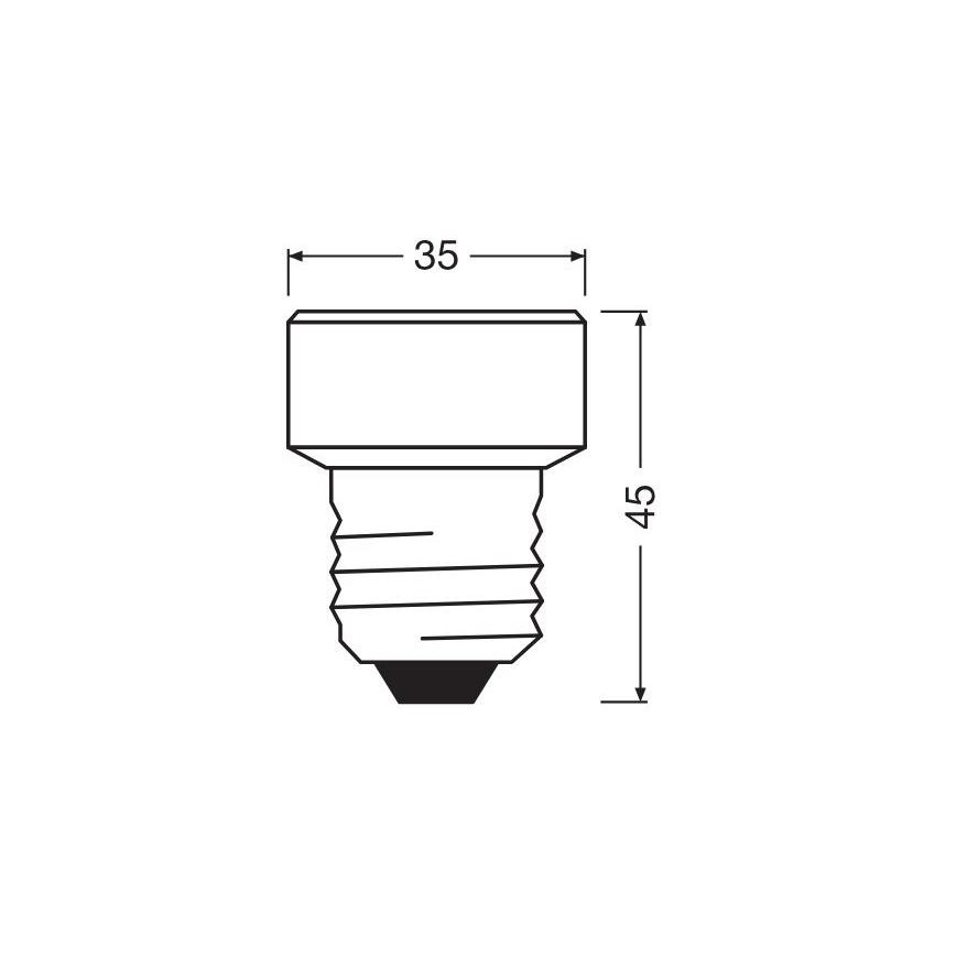 LED Spuldze E27/3,5W/230V 2700K - Osram