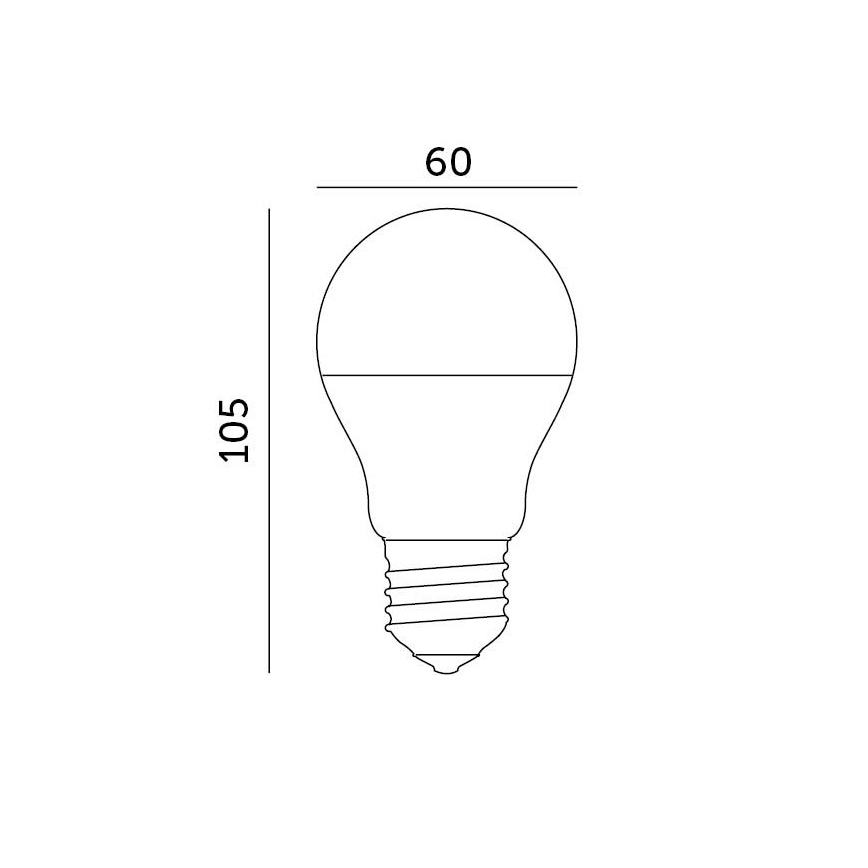 LED Spuldze E27/8,5W/230V 3000K