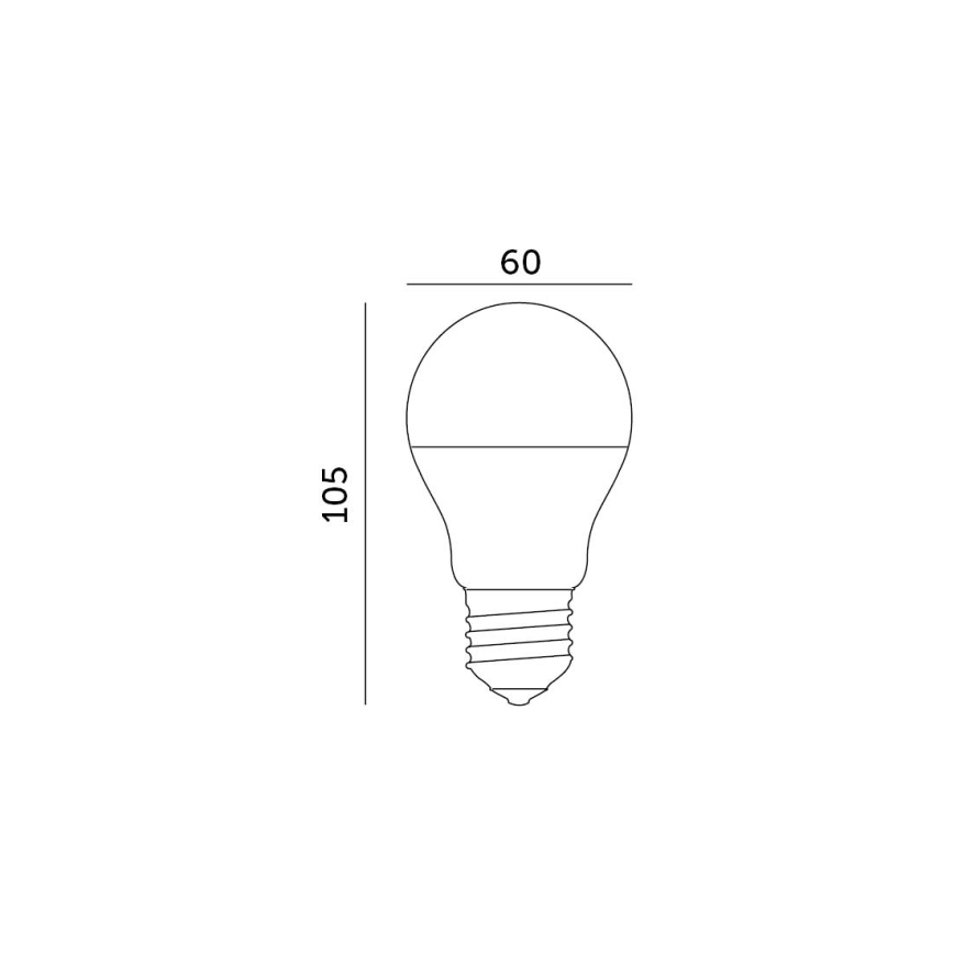 LED Spuldze E27/8,5W/230V 3000K