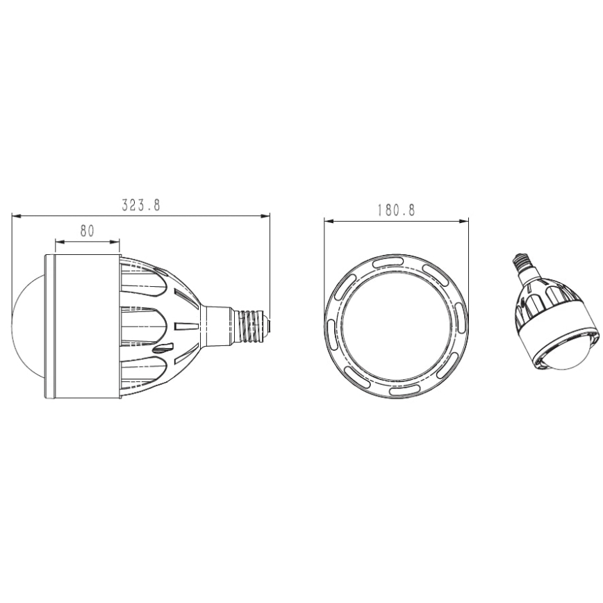 LED Spuldze E40/90W/230V 4000K - Opple 26886
