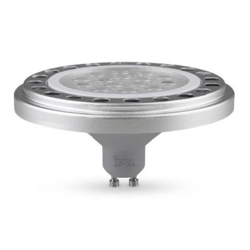 LED Spuldze ECOLINE AR111 GU10/15W/230V 4000K 30° sudraba - Brilagi