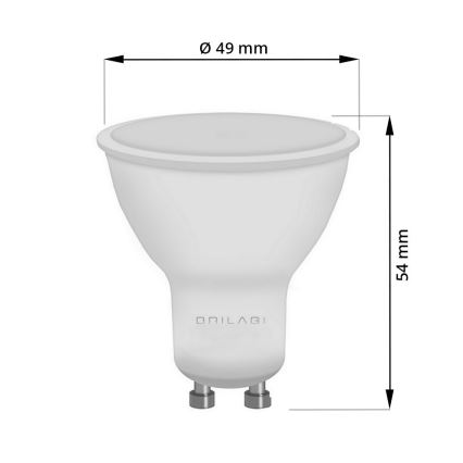 LED Spuldze ECOLINE GU10/7W/230V 4000K - Brilagi