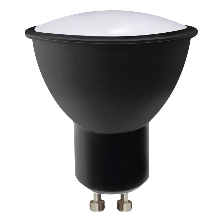 LED Spuldze ECOLINE GU10/8,5W/230V 4000K melna - Brilagi