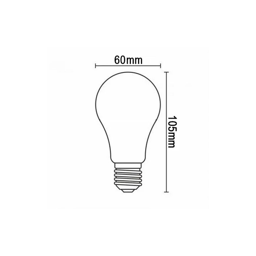 LED Spuldze FILAMENT A60 E27/12W/230V 330° 4000K