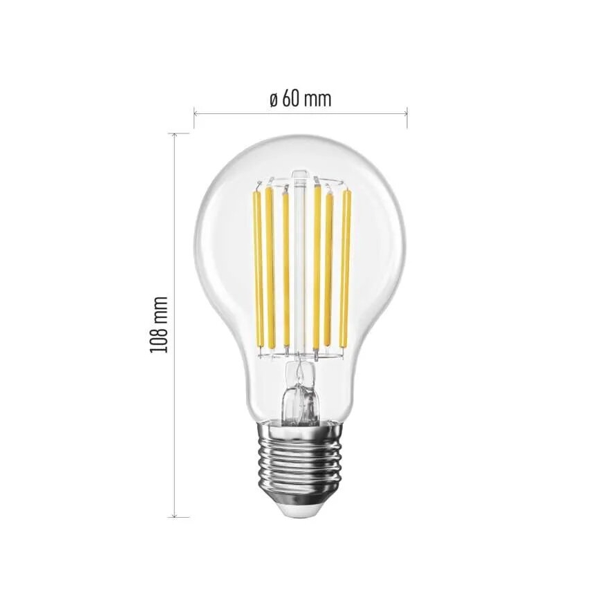 LED Spuldze FILAMENT A60 E27/7,2W/230V 2700K