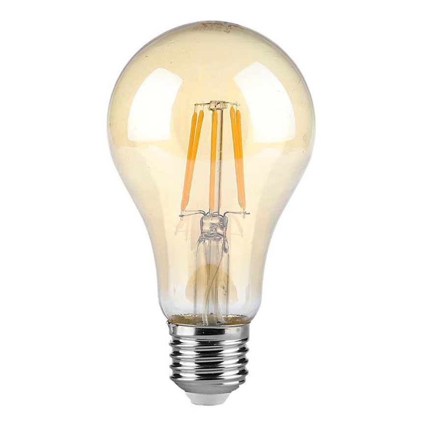 LED Spuldze FILAMENT AMBER A67 E27/10W/230V 2200K