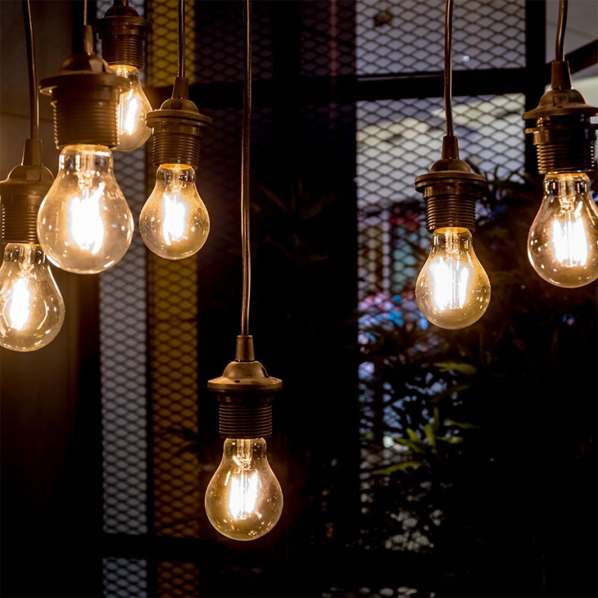 LED Spuldze FILAMENT AMBER A67 E27/10W/230V 2200K