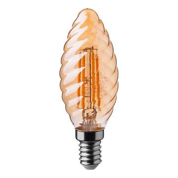 LED Spuldze FILAMENT AMBER E14/4W/230V 2200K