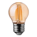 LED Spuldze FILAMENT AMBER G45 E27/4W/230V 2200K