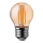 LED Spuldze FILAMENT AMBER G45 E27/4W/230V 2200K