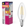 LED Spuldze FILAMENT B40 E14/4W/230V 2700K - Osram
