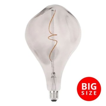 LED Spuldze FILAMENT BUMPED SMOKE ET160 E27/4W/230V 2000K