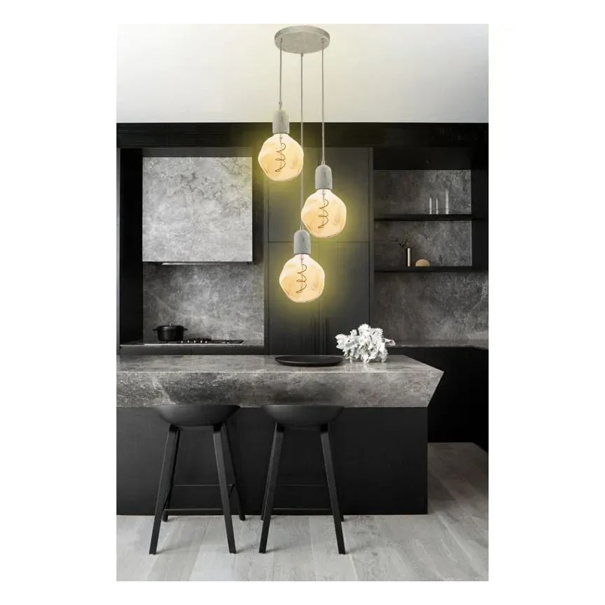 LED Spuldze FILAMENT BUMPED VINTAGE G125 E27/4W/230V 2000K