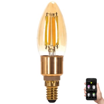 LED Spuldze FILAMENT C35 E14/4,5W/230V 2700-6500K - Aigostar