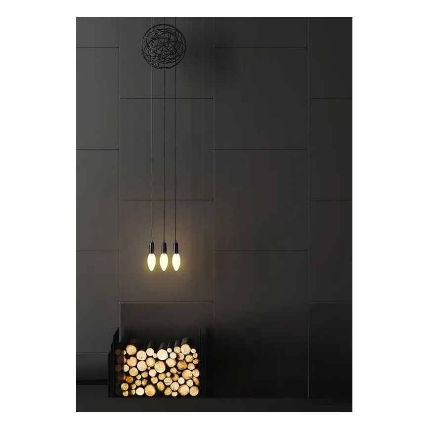 LED Spuldze WHITE FILAMENT C35 E14/4,5W/230V 3000K